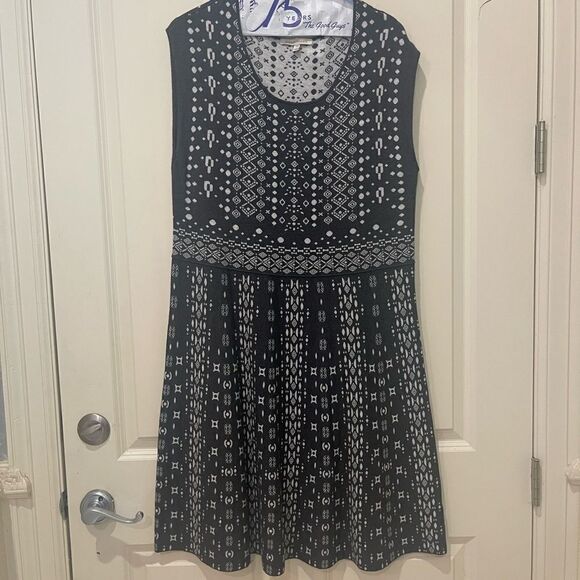 41 Hawthorn Reversible Sleeveless Dress – Geometric Print (Size xxL, NWOT) - Picture 3 of 9